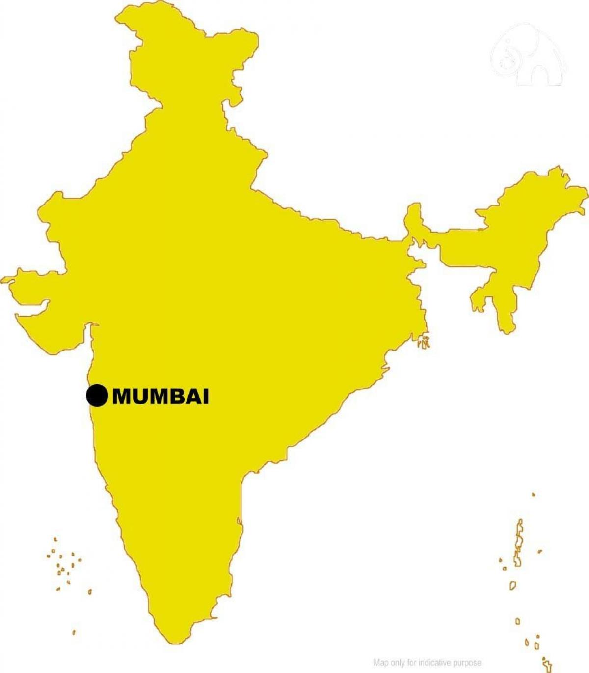 Mumbai en el mapa