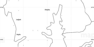 Mumbai mapa en blanco