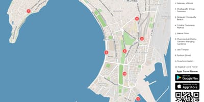 Mumbai atracciones mapa