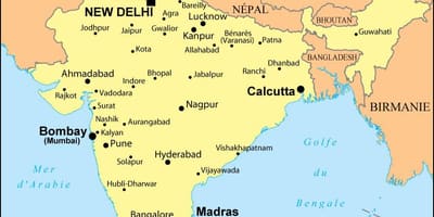 Mapa de Mumbai india