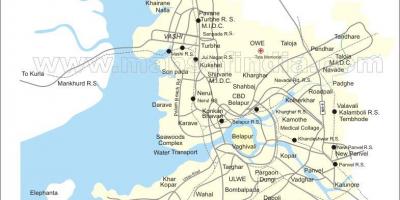 Mapa de nueva Bombay
